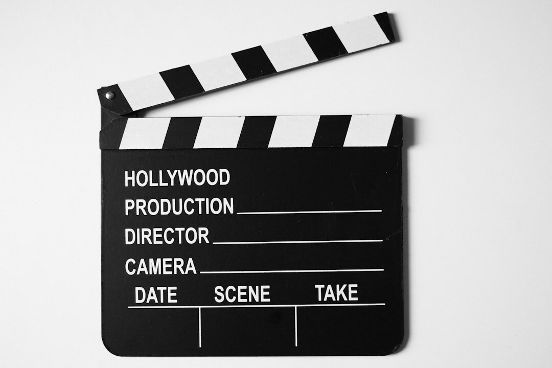 Video production checklist with clapperboard