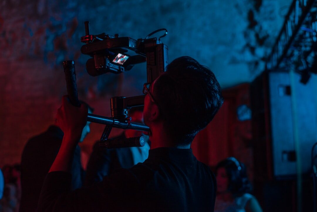 Camera operator preparing shooting brief